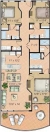 Adagio 3 bedroom floor plan in D E and F buildings